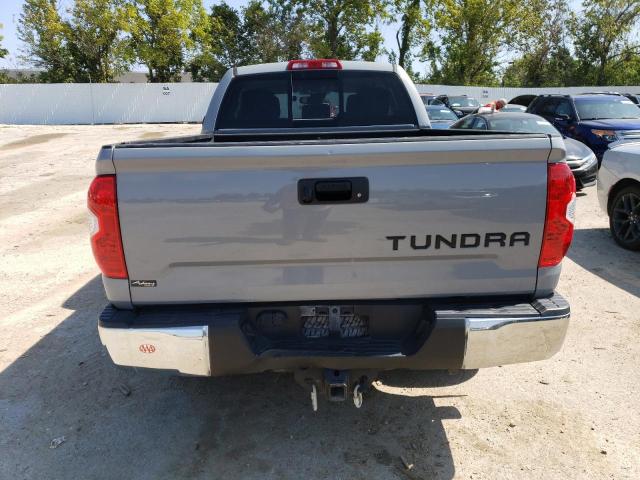 5TFUW5F1XJX707113 - 2018 TOYOTA TUNDRA DOUBLE CAB SR/SR5 GRAY photo 6