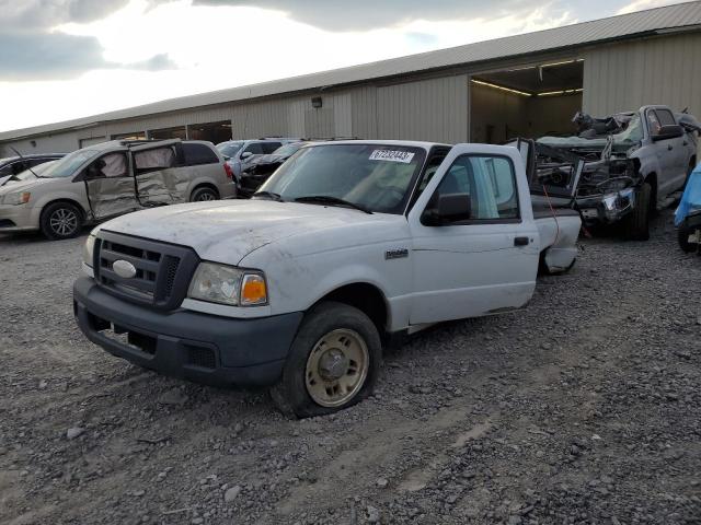 1FTYR10D67PA48721 - 2007 FORD RANGER WHITE photo 1