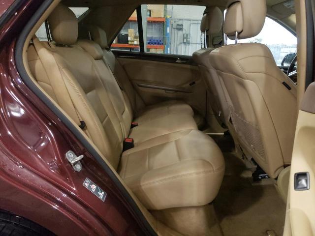 4JGBB8GB7AA558640 - 2010 MERCEDES-BENZ ML 350 4MATIC BURGUNDY photo 11