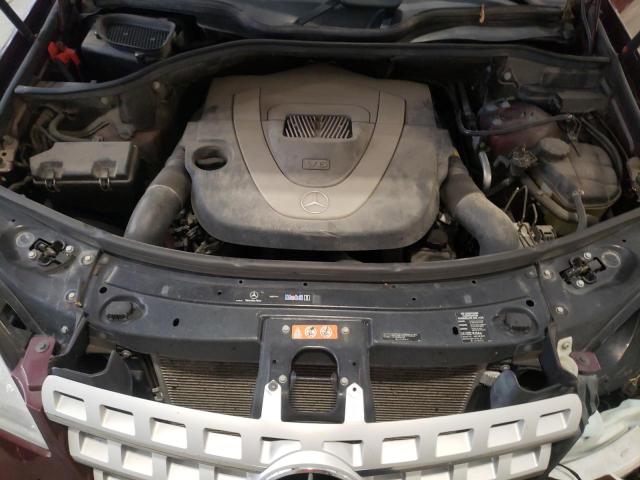 4JGBB8GB7AA558640 - 2010 MERCEDES-BENZ ML 350 4MATIC BURGUNDY photo 12