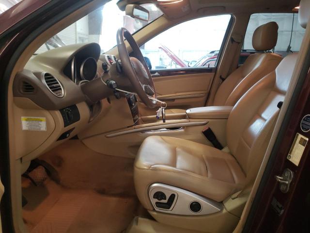 4JGBB8GB7AA558640 - 2010 MERCEDES-BENZ ML 350 4MATIC BURGUNDY photo 7