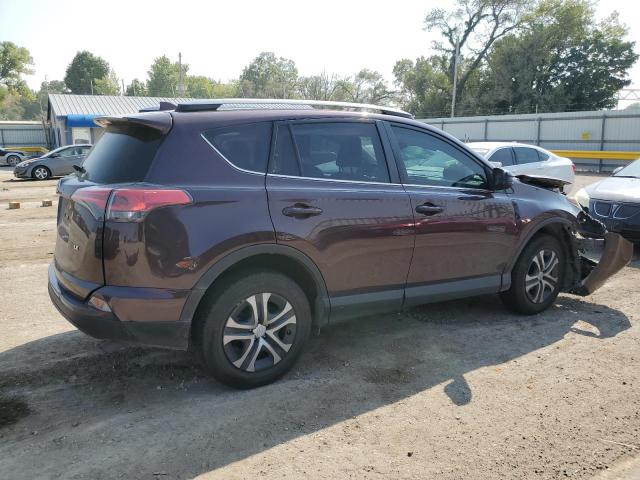 2T3ZFREV3JW454528 - 2018 TOYOTA RAV4 LE იასამნისფერი ფოტო 3