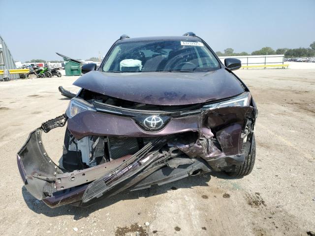 2T3ZFREV3JW454528 - 2018 TOYOTA RAV4 LE იასამნისფერი ფოტო 5