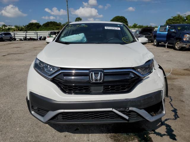 7FARW1H82ME001085 - 2021 HONDA CR-V EXL WHITE photo 5