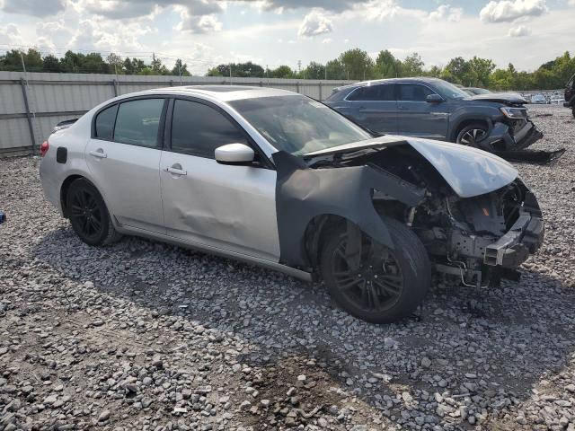 JN1CV6AP5DM717704 - 2013 INFINITI G37 BASE SILVER photo 4