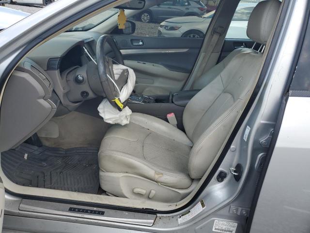 JN1CV6AP5DM717704 - 2013 INFINITI G37 BASE SILVER photo 7