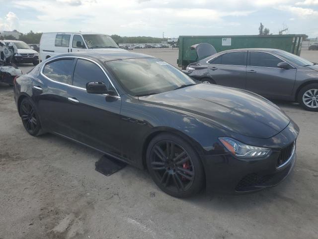 ZAM57RTA6E1091508 - 2014 MASERATI GHIBLI S BLACK photo 4