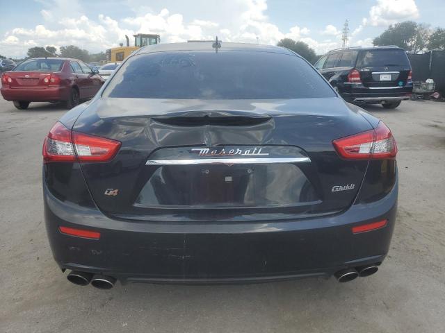 ZAM57RTA6E1091508 - 2014 MASERATI GHIBLI S BLACK photo 6