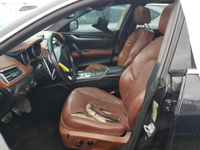 ZAM57RTA6E1091508 - 2014 MASERATI GHIBLI S BLACK photo 7