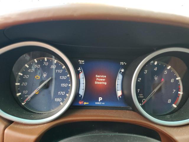 ZAM57RTA6E1091508 - 2014 MASERATI GHIBLI S BLACK photo 9