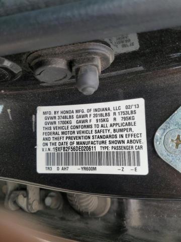 19XFB2F56DE020611 - 2013 HONDA CIVIC LX Qara foto 13