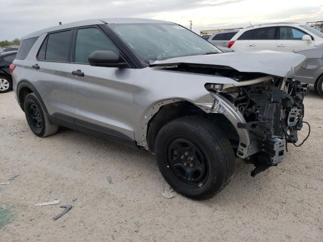 1FM5K8AB3MGC01656 - 2021 FORD EXPLORER POLICE INTERCEPTOR 灰色 照片 4