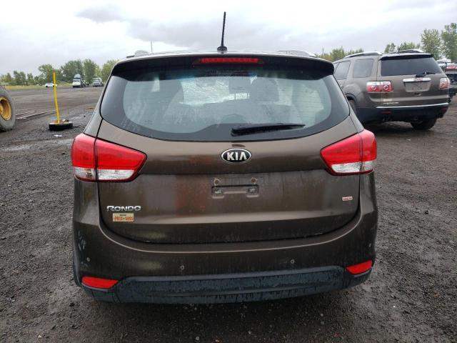 KNAHT8A39E7021488 - 2014 KIA RONDO BROWN photo 6