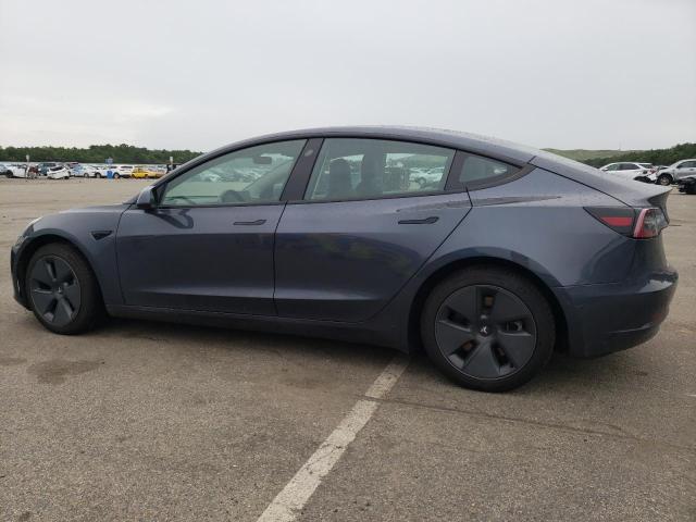 5YJ3E1EB6NF242590 - 2022 TESLA MODEL 3 BLACK photo 2