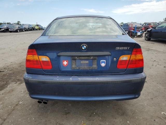 WBAET37453NJ34739 - 2003 BMW 325 I BLUE photo 6