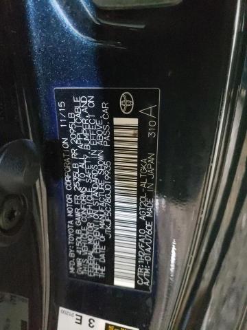 JTKJF5C78GJ019935 - 2016 TOYOTA SCION TC BLUE photo 12