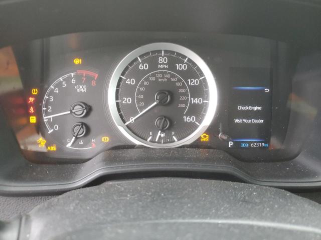 5YFEPMAE3MP193324 - 2021 TOYOTA COROLLA LE SILVER photo 9