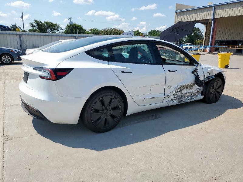 5YJ3E1EA2SF020521 - 2025 TESLA MODEL 3 WHITE photo 3