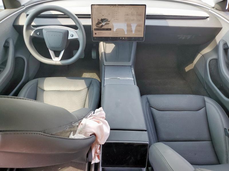 5YJ3E1EA2SF020521 - 2025 TESLA MODEL 3 WHITE photo 8