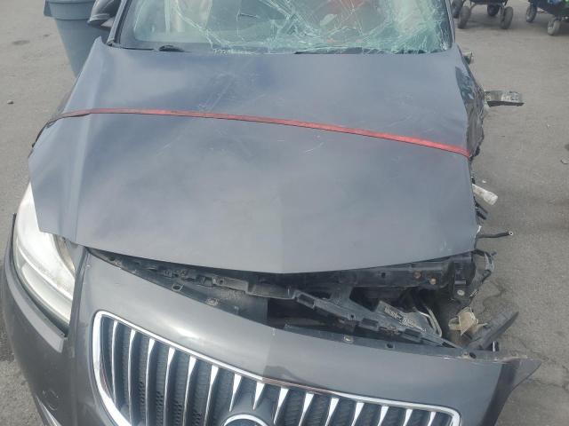 W04GN5EC1B1101023 - 2011 BUICK REGAL CXL GRAY photo 11