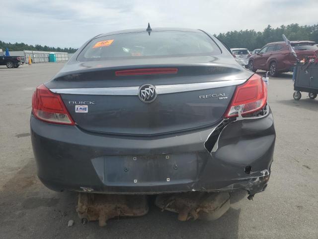 W04GN5EC1B1101023 - 2011 BUICK REGAL CXL GRAY photo 6