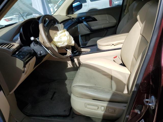 2HNYD28357H515092 - 2007 ACURA MDX TECHNOLOGY MAROON photo 7