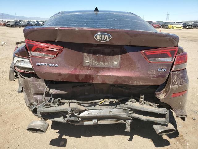 5XXGU4L17KG344490 - 2019 KIA OPTIMA EX MAROON photo 6