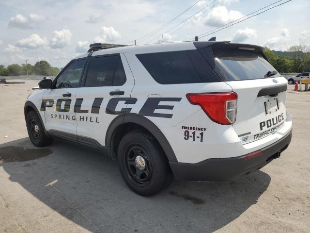 1FM5K8AB0LGD00207 - 2020 FORD EXPLORER POLICE INTERCEPTOR WHITE photo 2