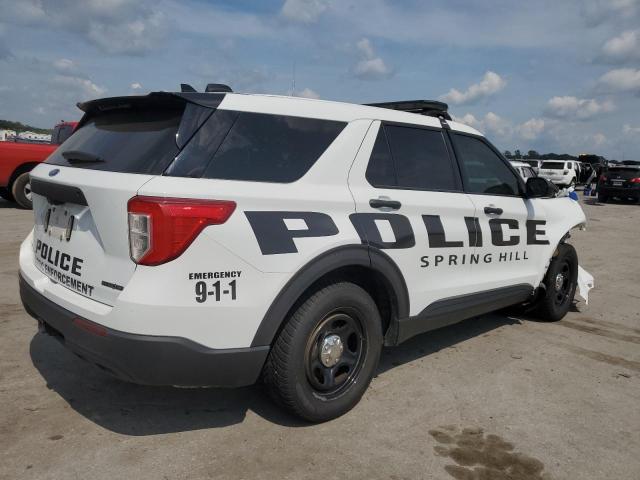1FM5K8AB0LGD00207 - 2020 FORD EXPLORER POLICE INTERCEPTOR WHITE photo 3