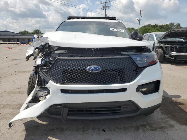 1FM5K8AB0LGD00207 - 2020 FORD EXPLORER POLICE INTERCEPTOR WHITE photo 5