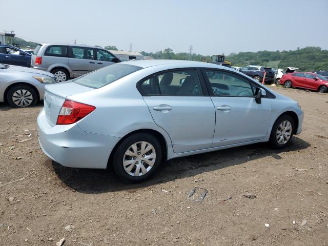 19XFB2F56CE069709 - 2012 HONDA CIVIC LX BLUE photo 3