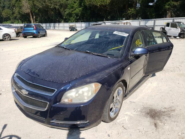 1G1ZH57B884282857 - 2008 CHEVROLET MALIBU 1LT 蓝色 照片 2