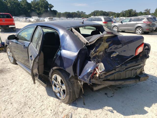 1G1ZH57B884282857 - 2008 CHEVROLET MALIBU 1LT 蓝色 照片 3