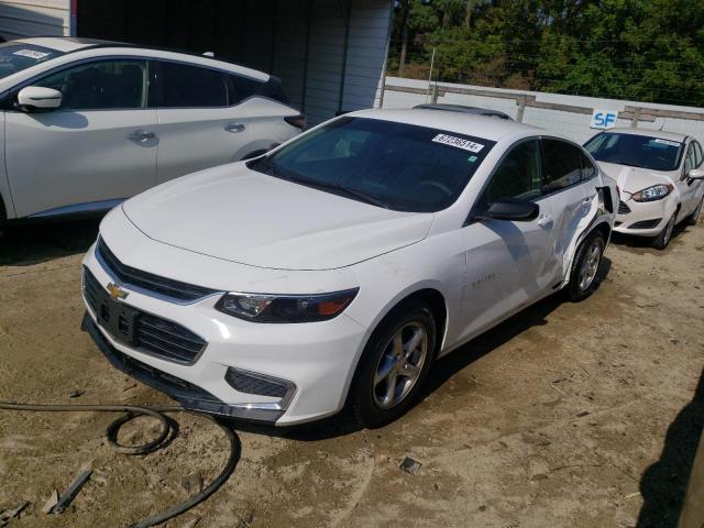 1G1ZB5ST0JF242154 - 2018 CHEVROLET MALIBU LS WHITE photo 1