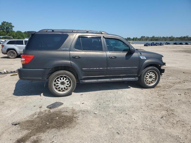 5TDBT48A02S065550 - 2002 TOYOTA SEQUOIA LIMITED BLACK photo 3