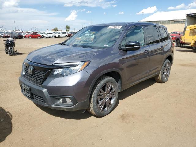 5FNYF8H55MB034491 - 2021 HONDA PASSPORT EXL GRAY photo 1