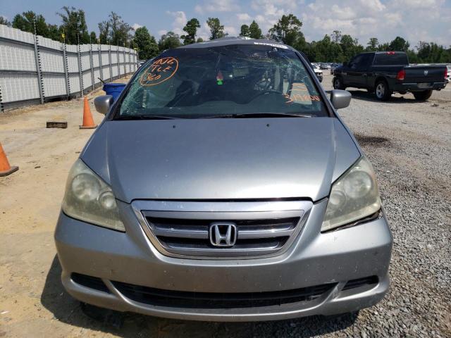 5FNRL38497B039365 - 2007 HONDA ODYSSEY EX BLUE photo 5