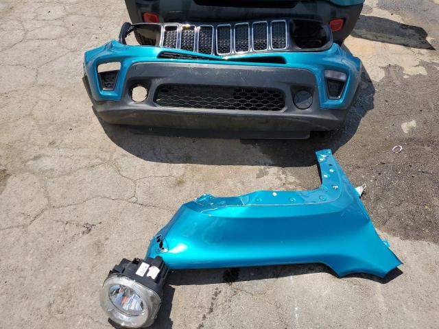 ZACNJDAB4MPN25876 - 2021 JEEP RENEGADE SPORT TURQUOISE photo 12