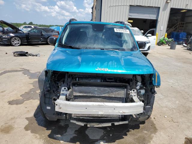 ZACNJDAB4MPN25876 - 2021 JEEP RENEGADE SPORT TURQUOISE photo 5
