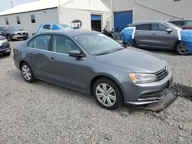 3VW2B7AJ5HM348403 - 2017 VOLKSWAGEN JETTA S GRAY photo 4