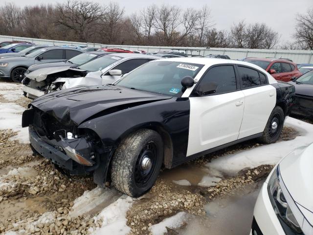 2C3CDXKTXEH351541 - 2014 DODGE CHARGER POLICE TWO TONE photo 2