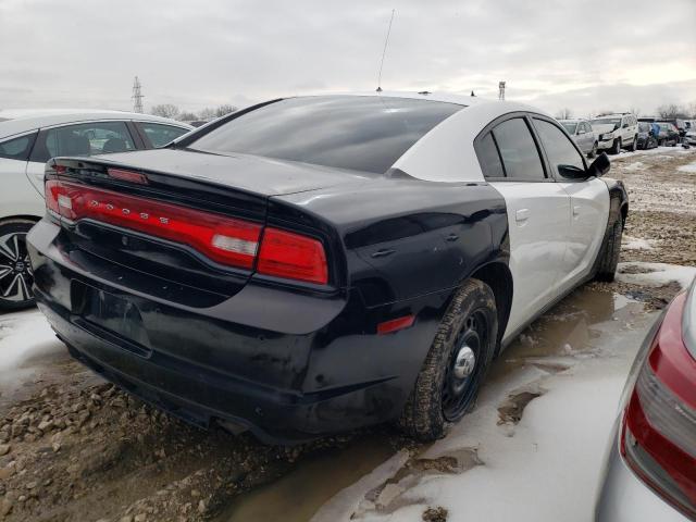 2C3CDXKTXEH351541 - 2014 DODGE CHARGER POLICE TWO TONE photo 4