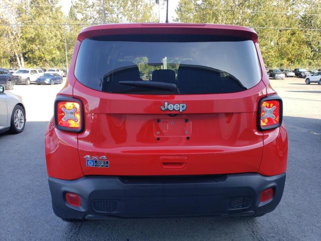 ZACNJBAB1LPL88527 - 2020 JEEP RENEGADE SPORT RED photo 6