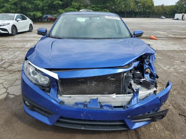 JHMFC1F77JX024668 - 2018 HONDA CIVIC EXL BLUE photo 5