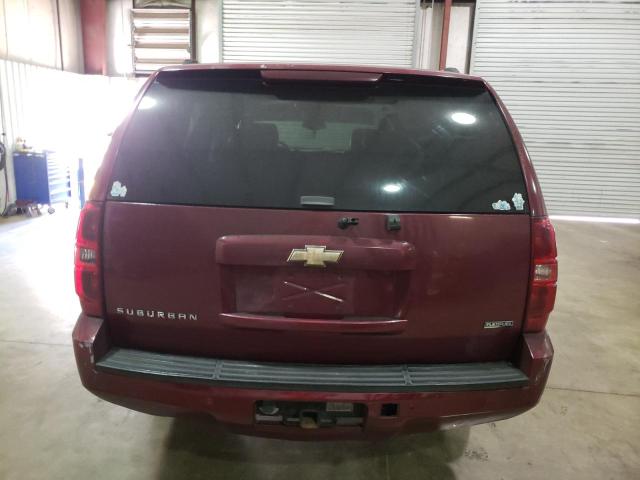 3GNFC16007G154669 - 2007 CHEVROLET SUBURBAN C1500 MAROON photo 6