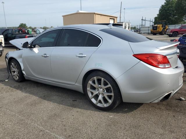 2G4GV5GV8D9202591 - 2013 BUICK REGAL GS SILVER photo 2