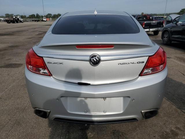 2G4GV5GV8D9202591 - 2013 BUICK REGAL GS SILVER photo 6