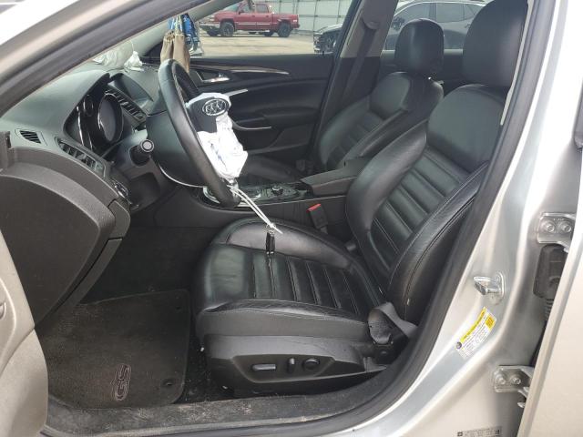 2G4GV5GV8D9202591 - 2013 BUICK REGAL GS SILVER photo 7