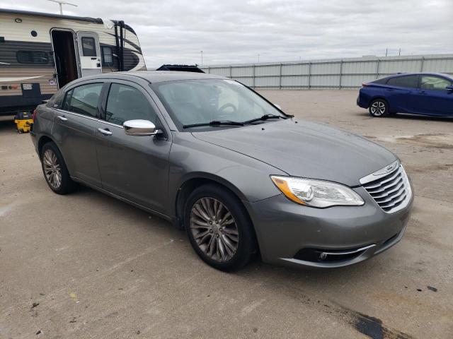 1C3CCBCG9DN509137 - 2013 CHRYSLER 200 LIMITED GRAY photo 4