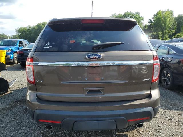 1FM5K8D83FGA91100 - 2015 FORD EXPLORER XLT BROWN photo 6